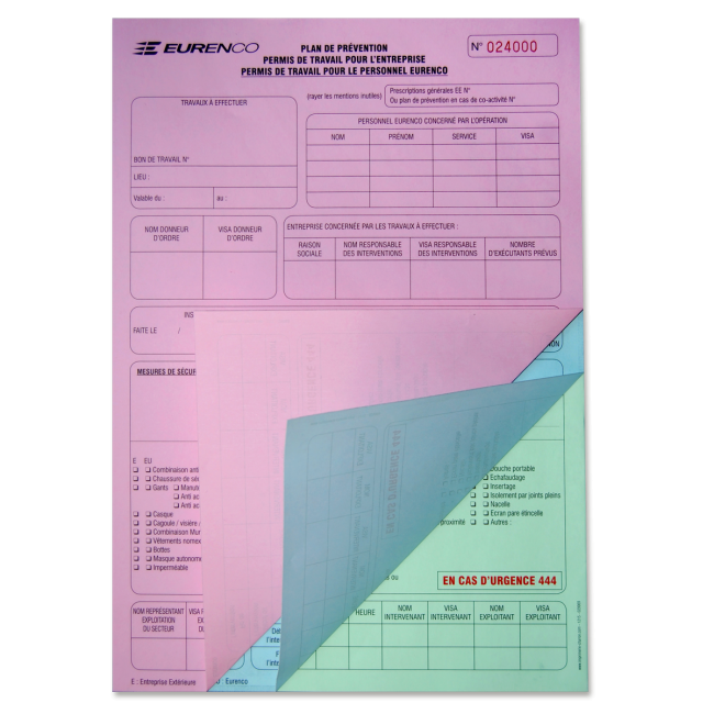 Carnet autocopiant A4 3 feuillets