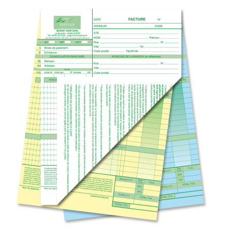 Liasses 3 feuillets format A4 RV